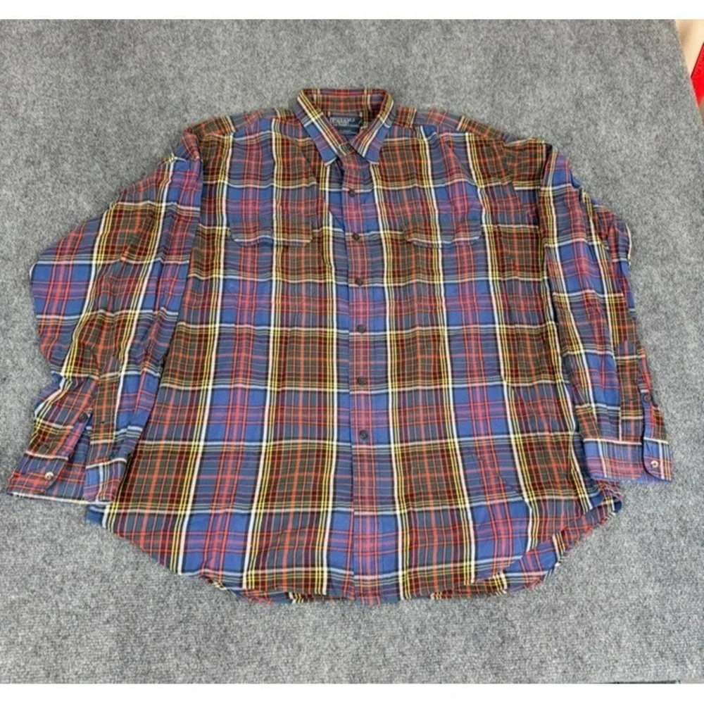 Polo Ralph Lauren G.I. Shirt Men's‎ Green Button Up Cotton Spandex Size XL